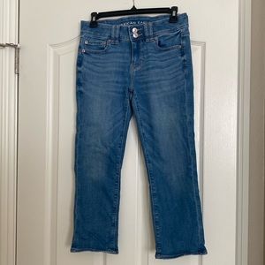 American eagle artist crop jeans size 4 short